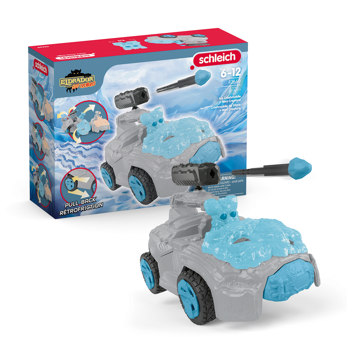 Ledový crashMobile s figurkami Mini Creature