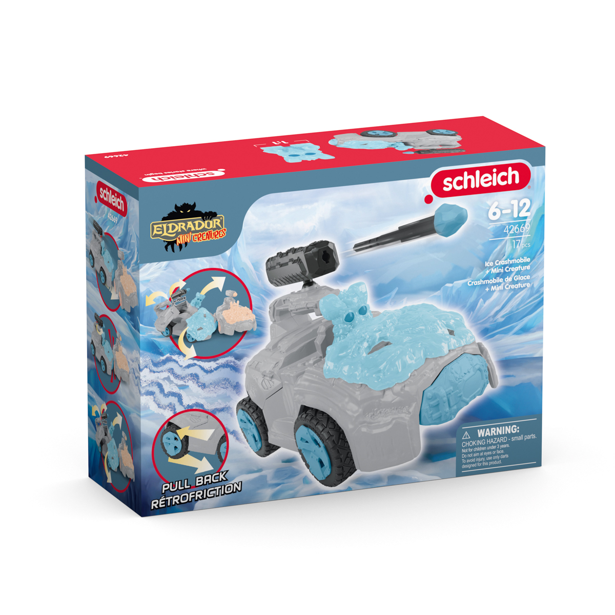 Ledový crashMobile s figurkami Mini Creature