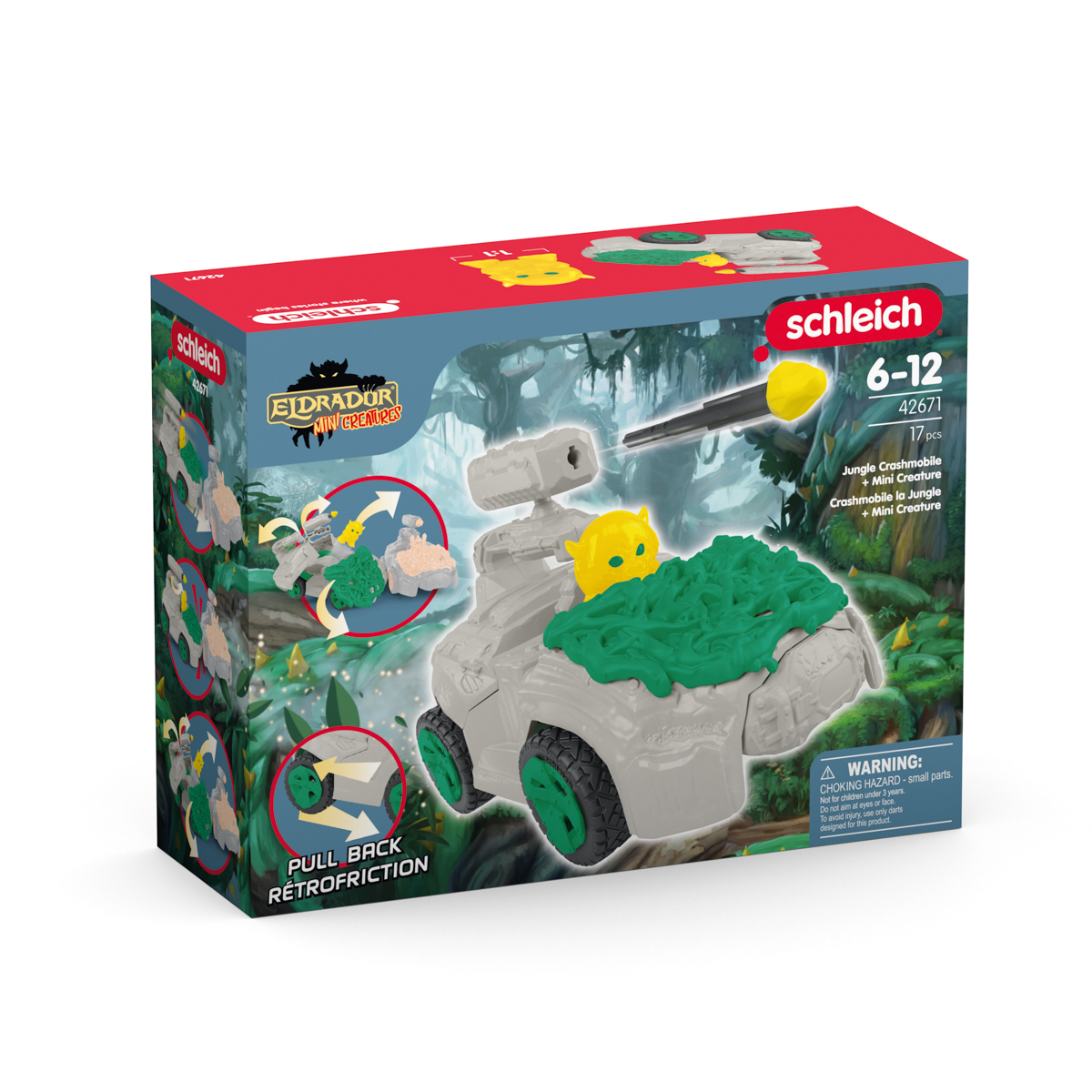 CrashMobile z džungle s figurkou Mini Creature