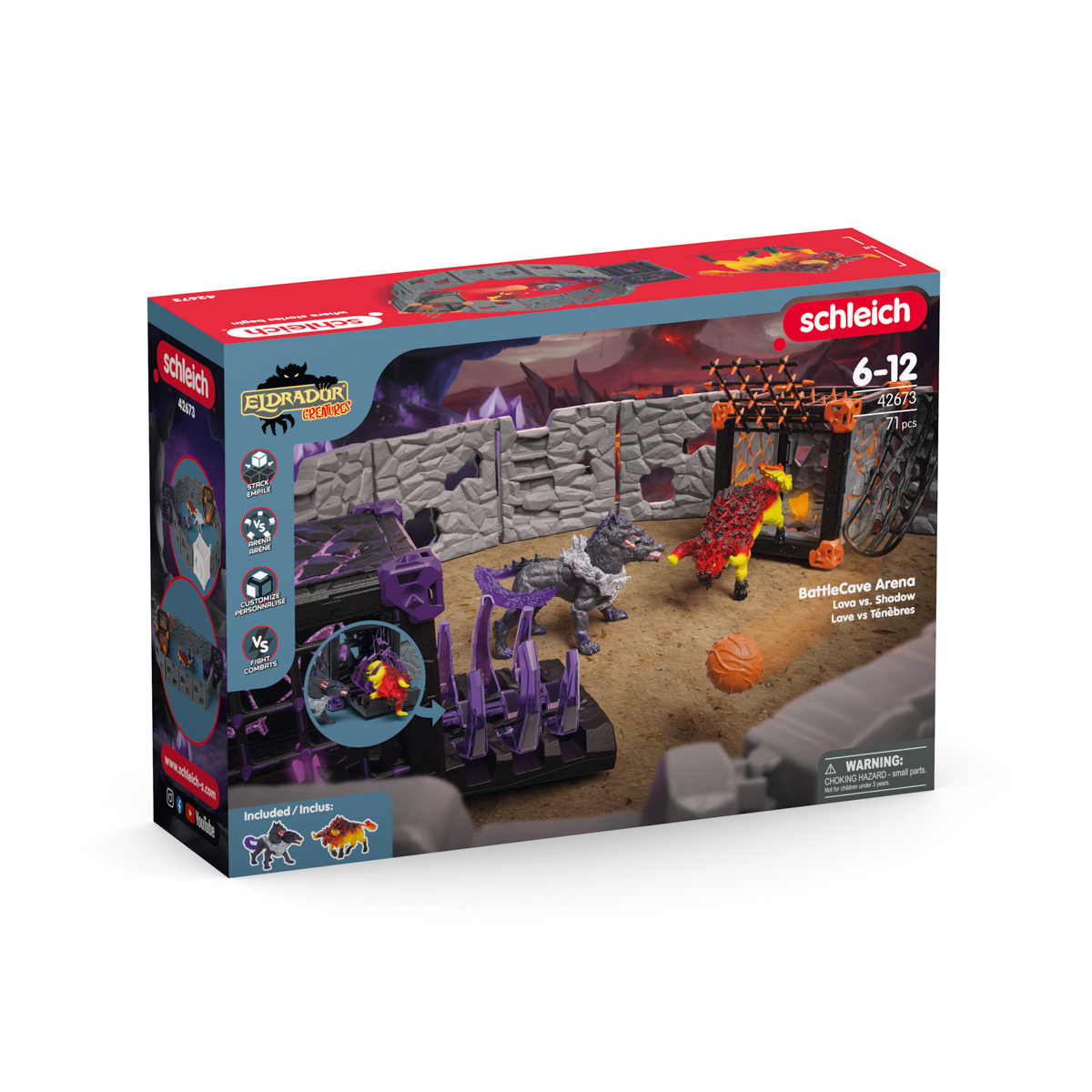 Aréna BattleCave Láva x Stín