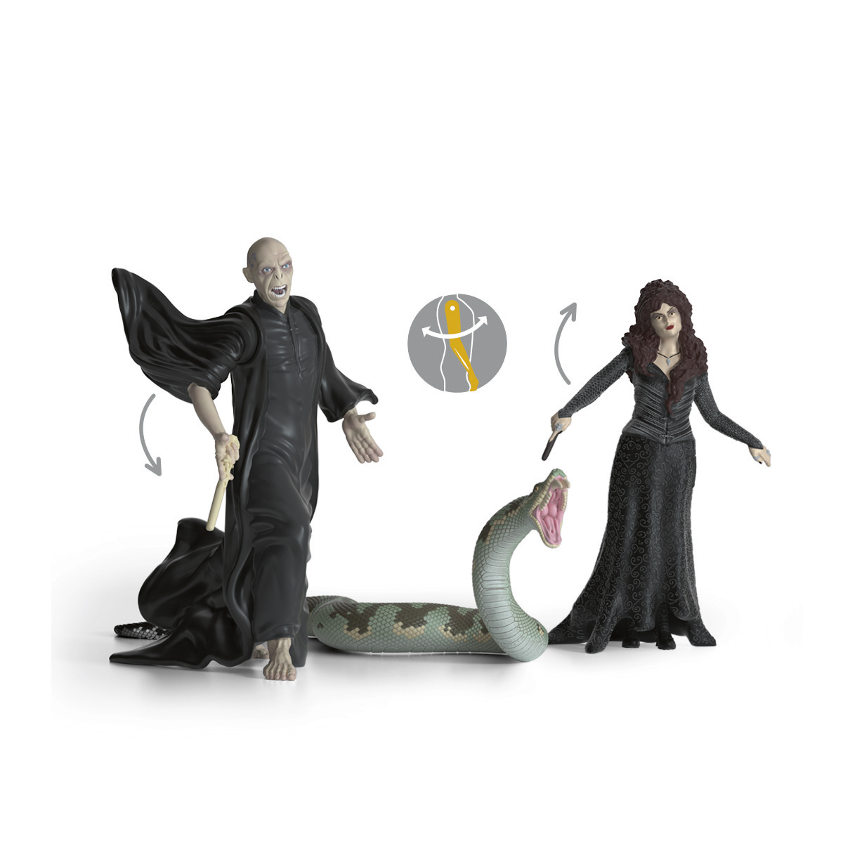 Harry Potter - Lord Voldemort, Nagini a Bellatrix Lestrangeová