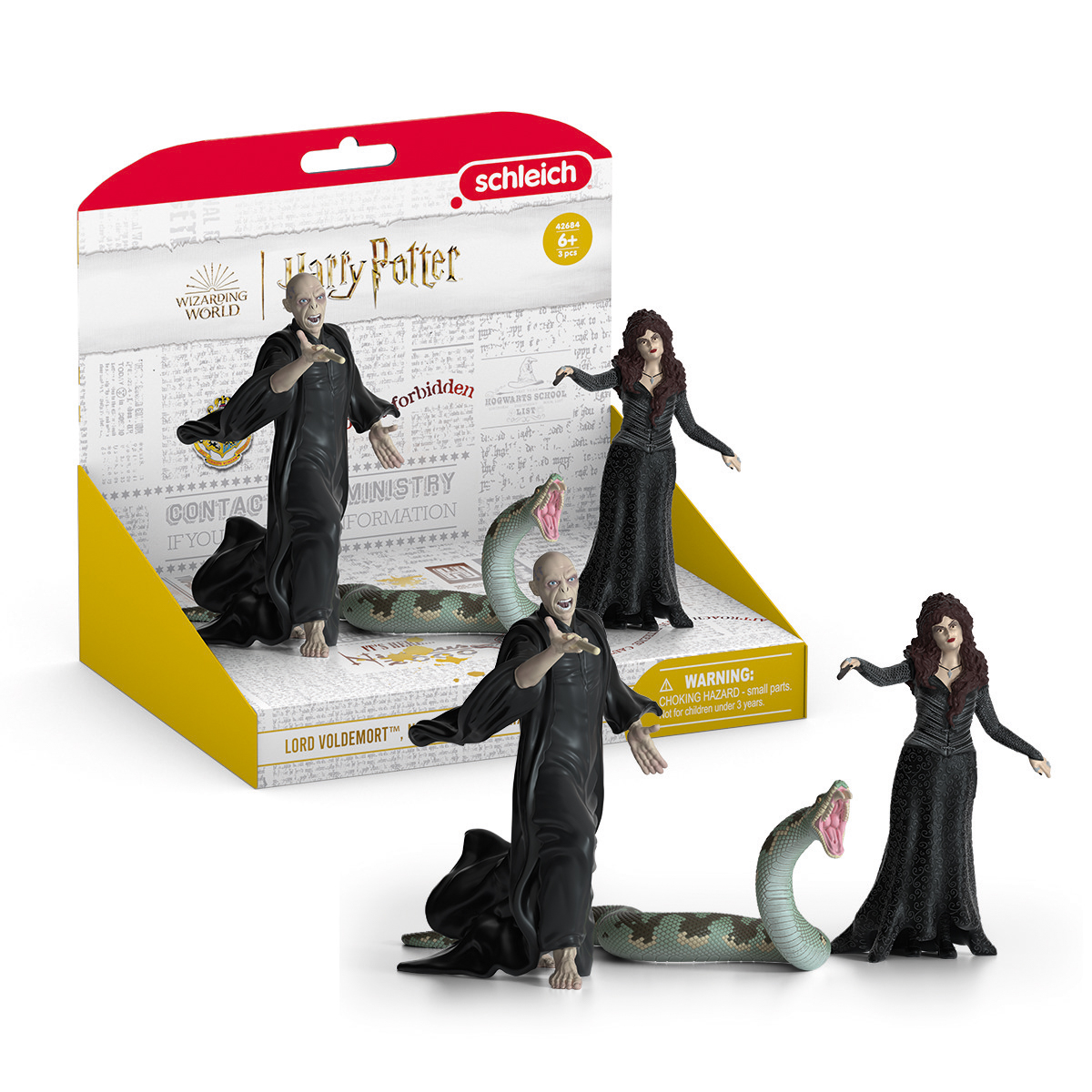 Harry Potter - Lord Voldemort, Nagini a Bellatrix Lestrangeová