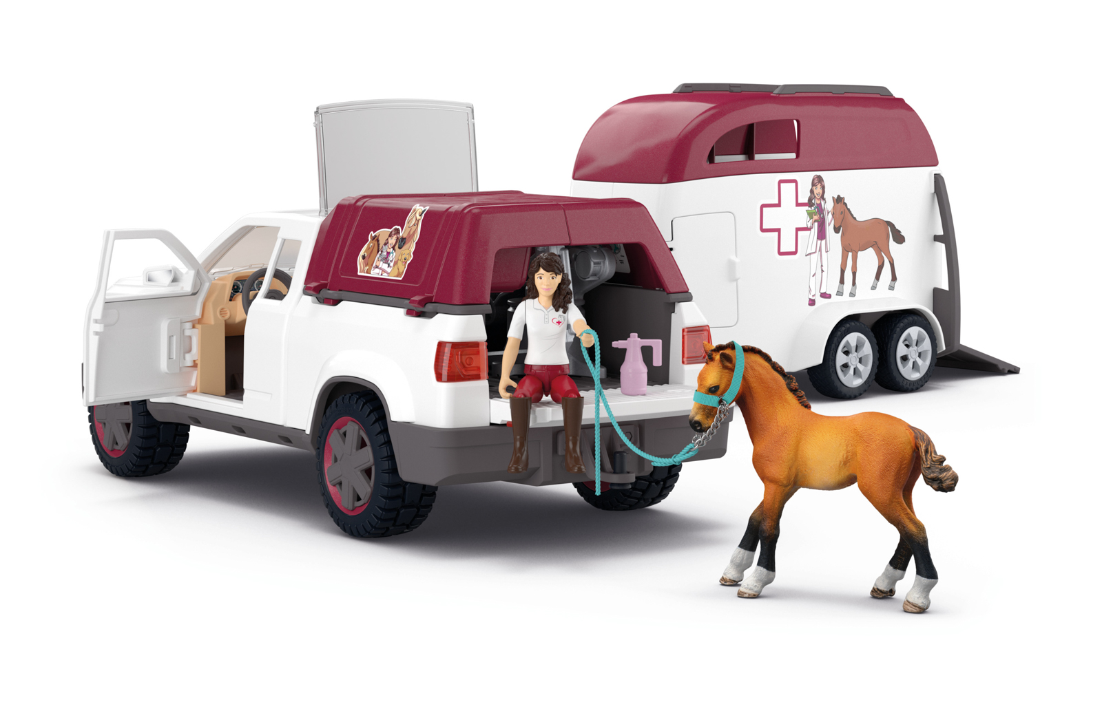 Mobilní veterinář s přívěsem