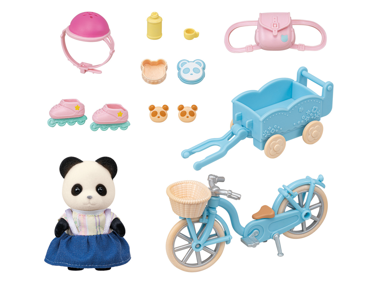 Panda a cyklo-bruslařský set