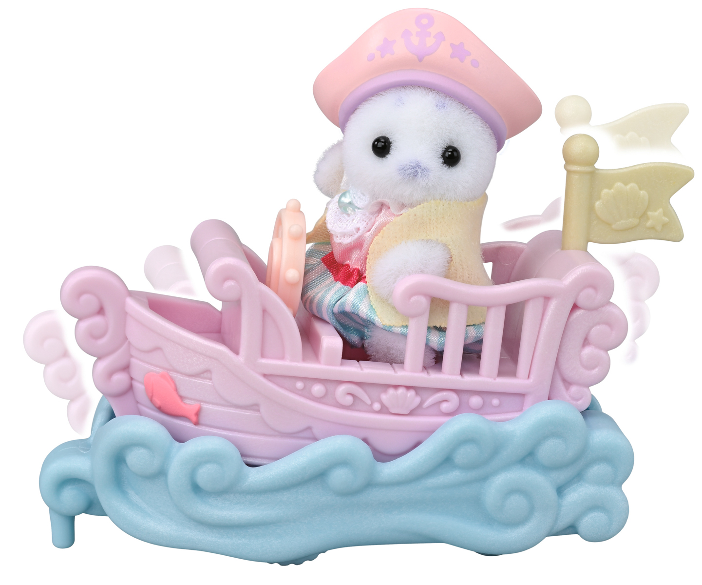 Mořská vozítka a baby figurky v zábavném parku