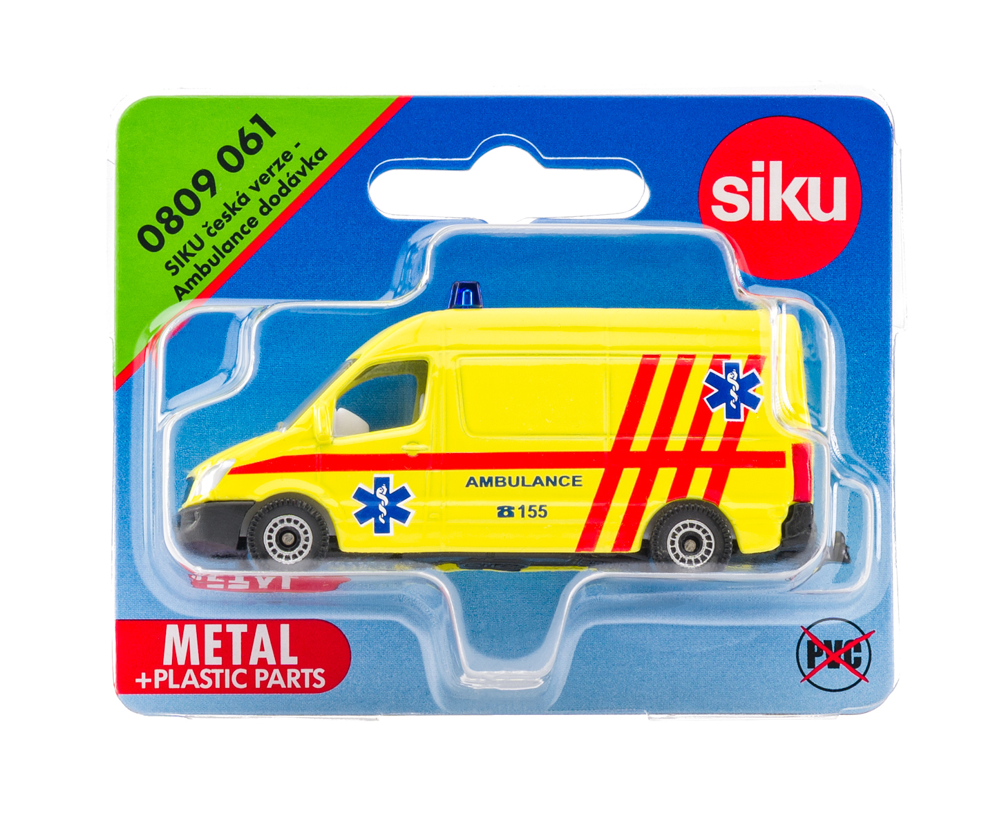 SIKU česká verze - ambulance dodávka