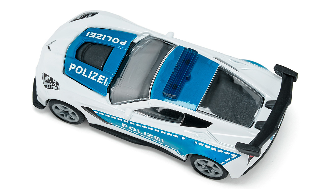 SIKU Blister - policejní Chevrolet Corvette ZR1