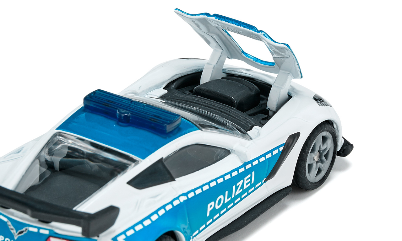 SIKU Blister - policejní Chevrolet Corvette ZR1
