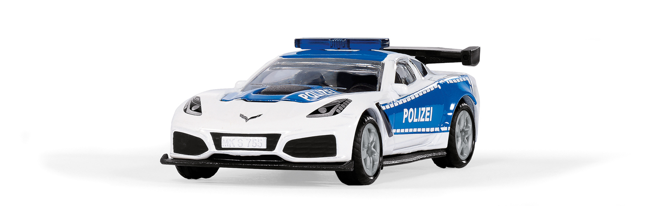 SIKU Blister - policejní Chevrolet Corvette ZR1
