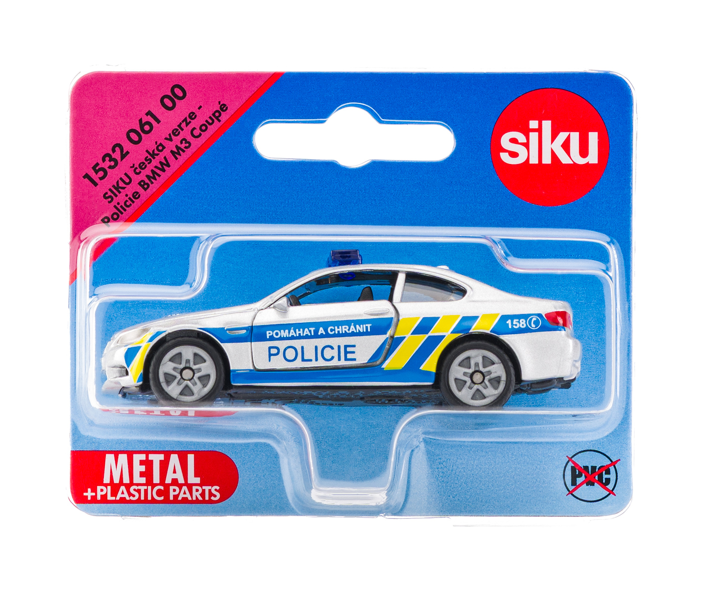 SIKU česká verze - Policie BMW M3 Coupé