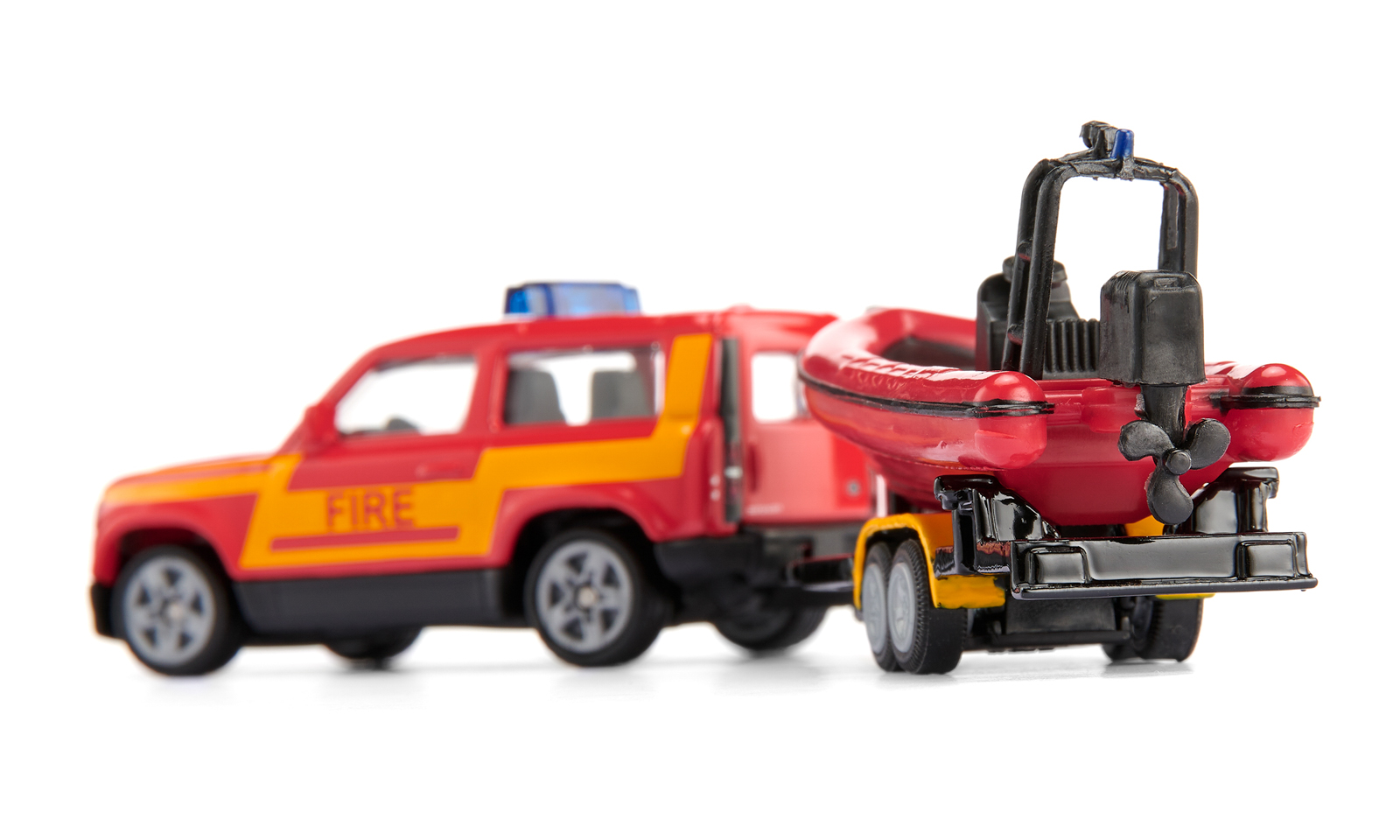 SIKU Blister - Land Rover se člunem