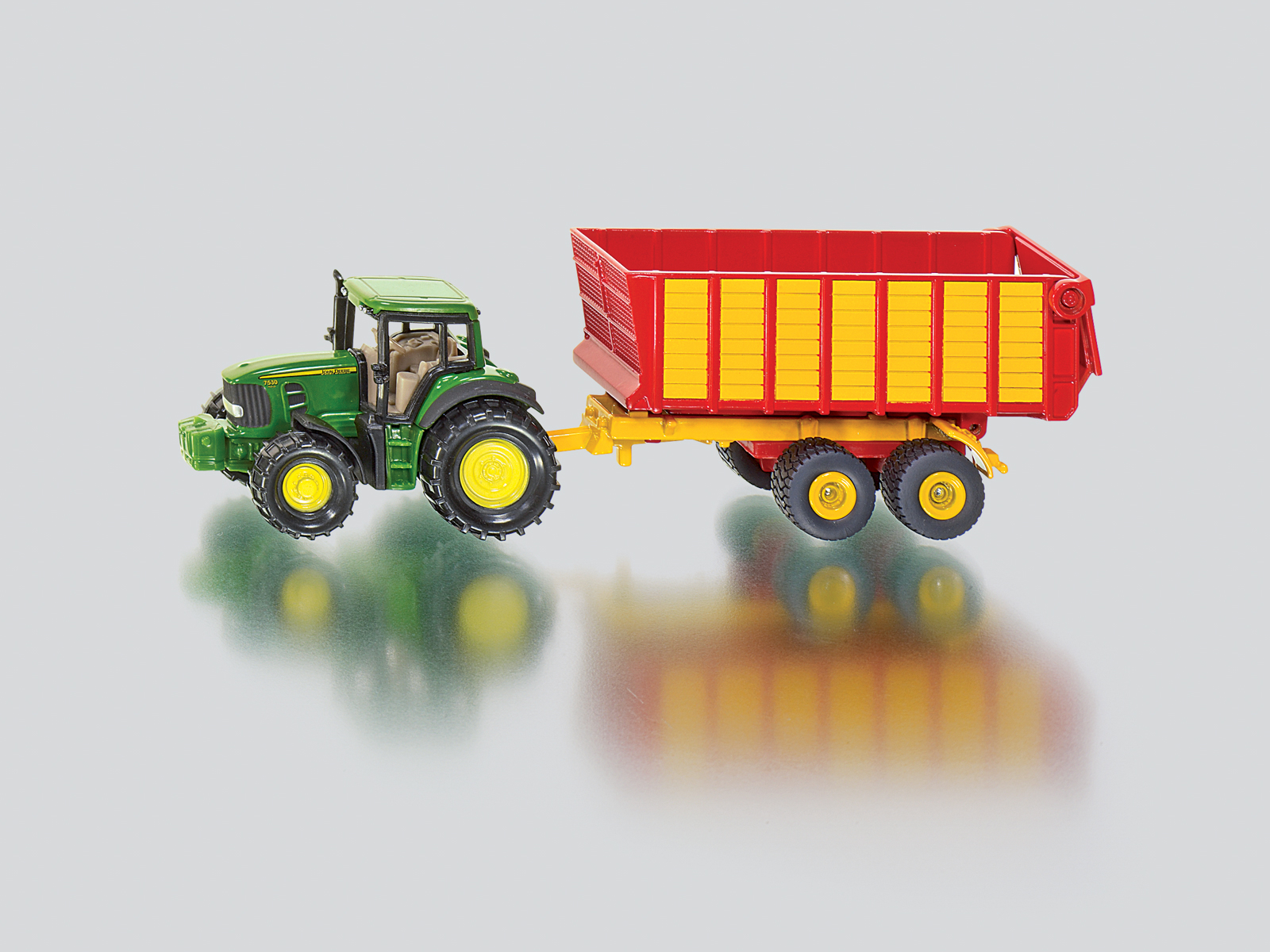 SIKU Blister - Claas s přívěsem na siláž