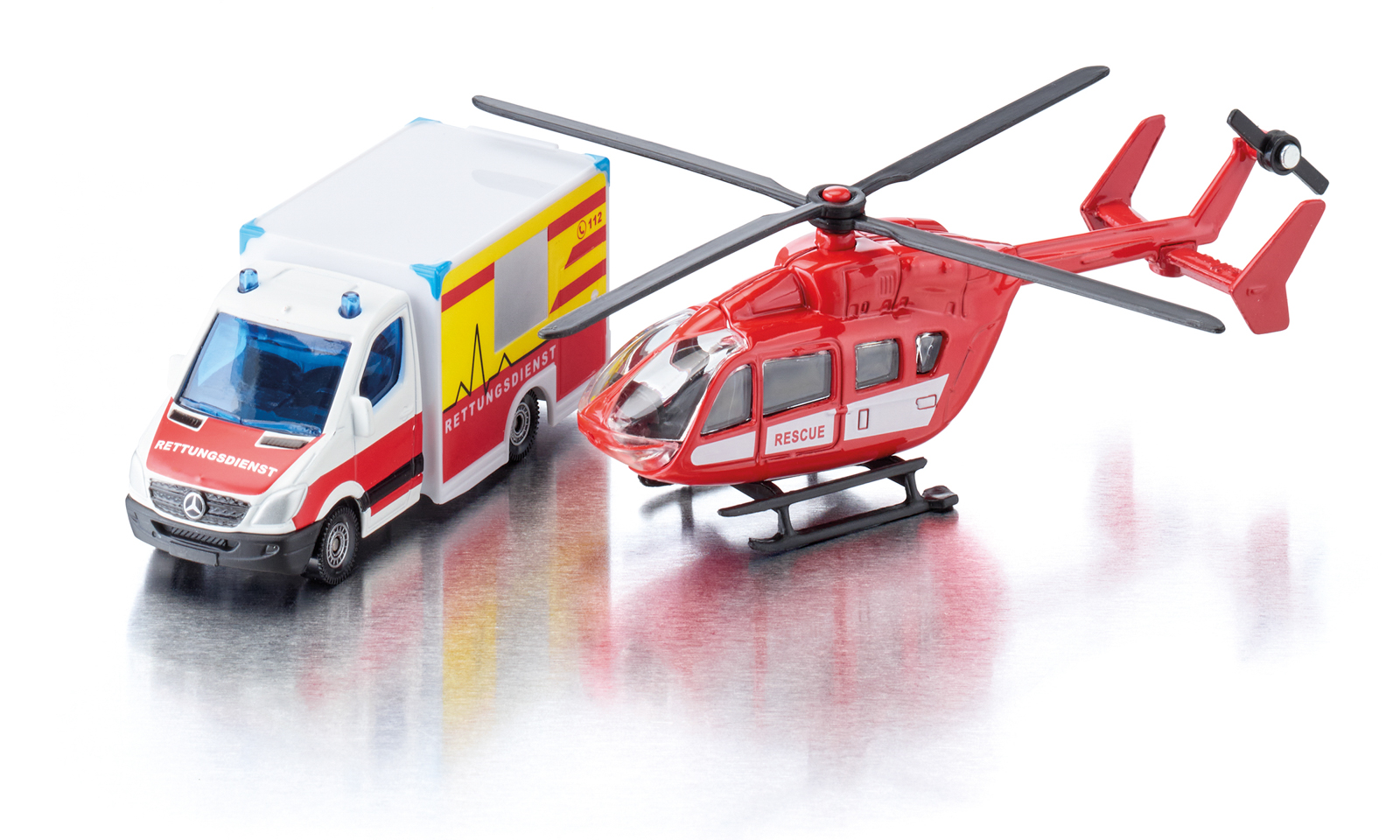 SIKU Super - Ambulance a vrtulník, set
