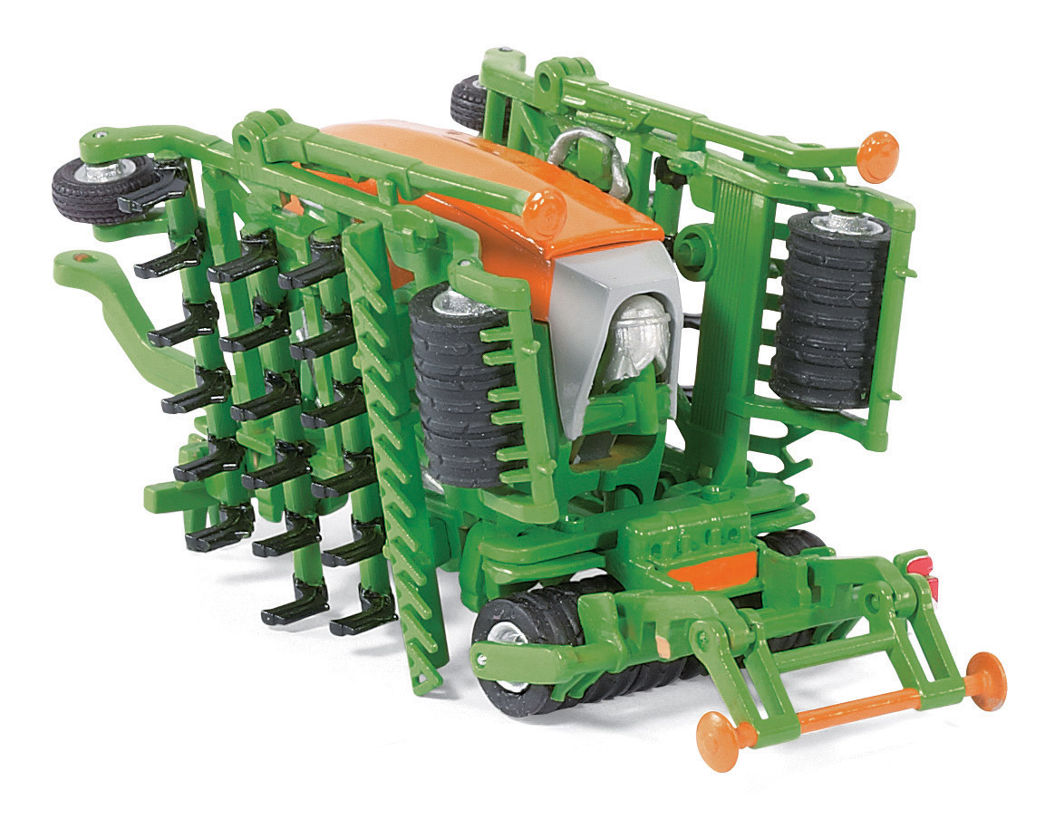 SIKU Farmer - Traktor se secím přívěsem 1:87