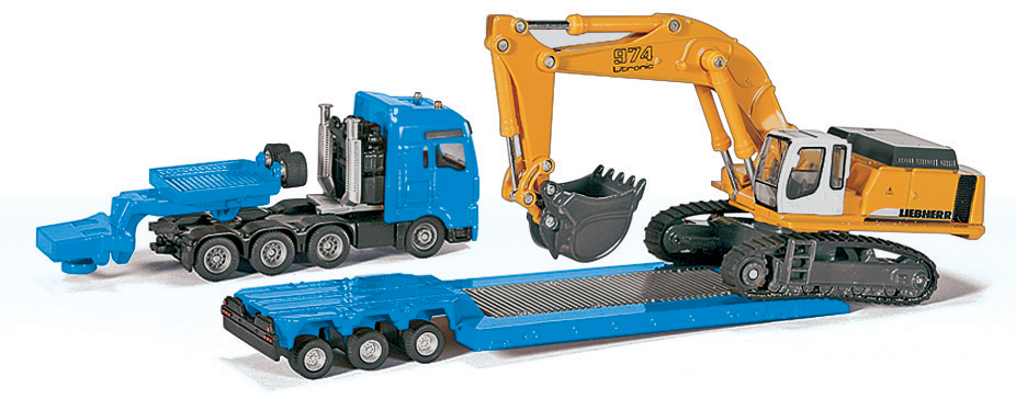 SIKU Super - Těžký náklad s podvalníkem, měřítko 1:87
