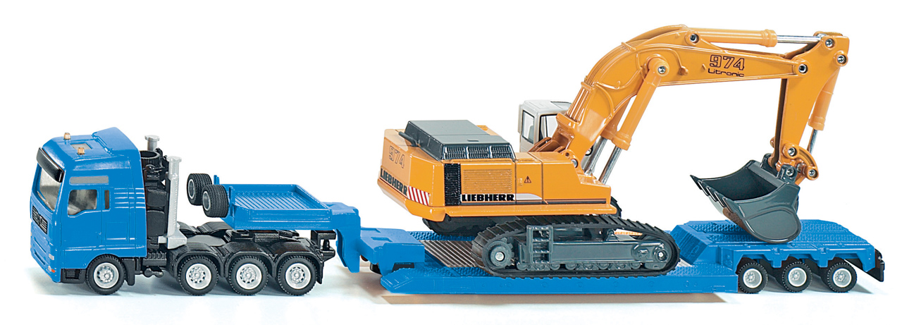 SIKU Super - Těžký náklad s podvalníkem, měřítko 1:87