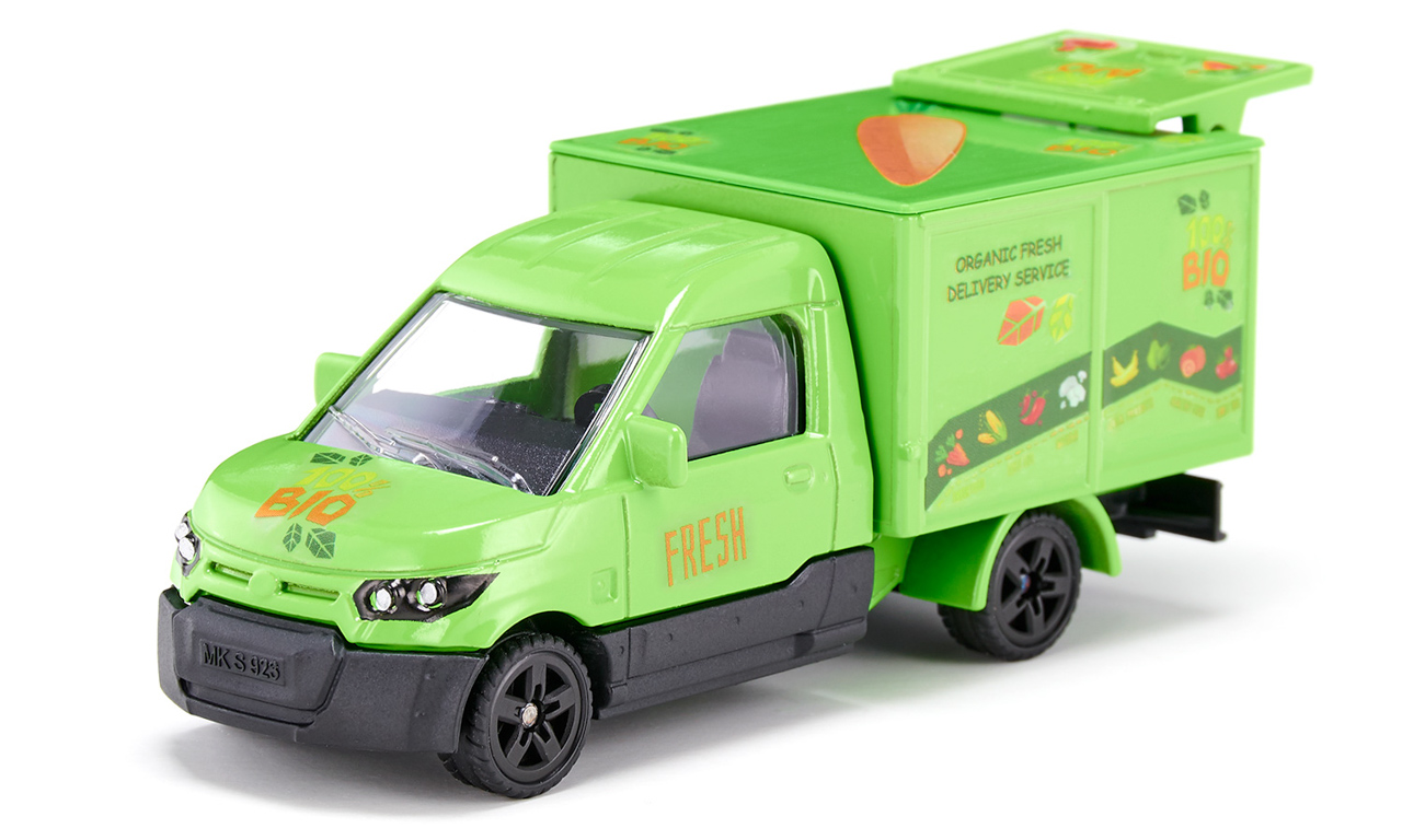 SIKU Super - auto pro přepravu BIO produktů s nálepkami, 1:50