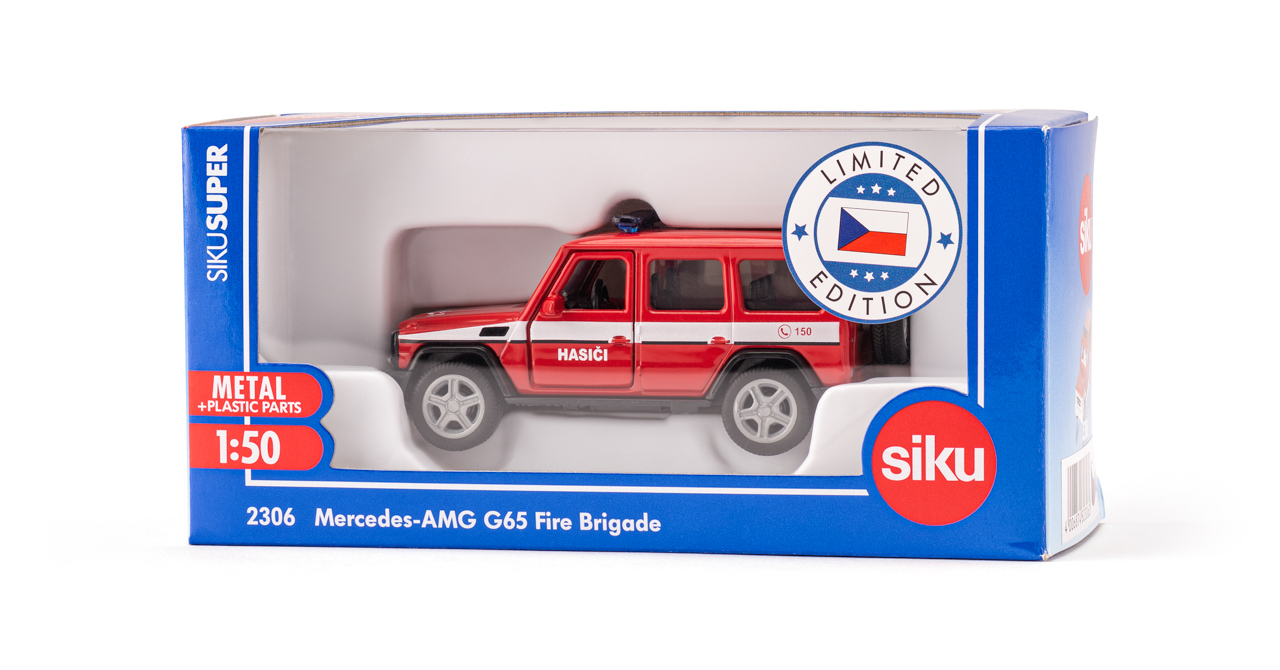 SIKU Super česká verze - hasiči Mercedes AMG G65