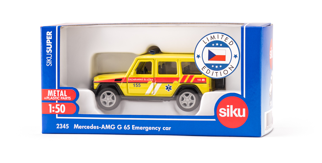 SIKU Super česká verze - ambulance Mercedes AMG G65