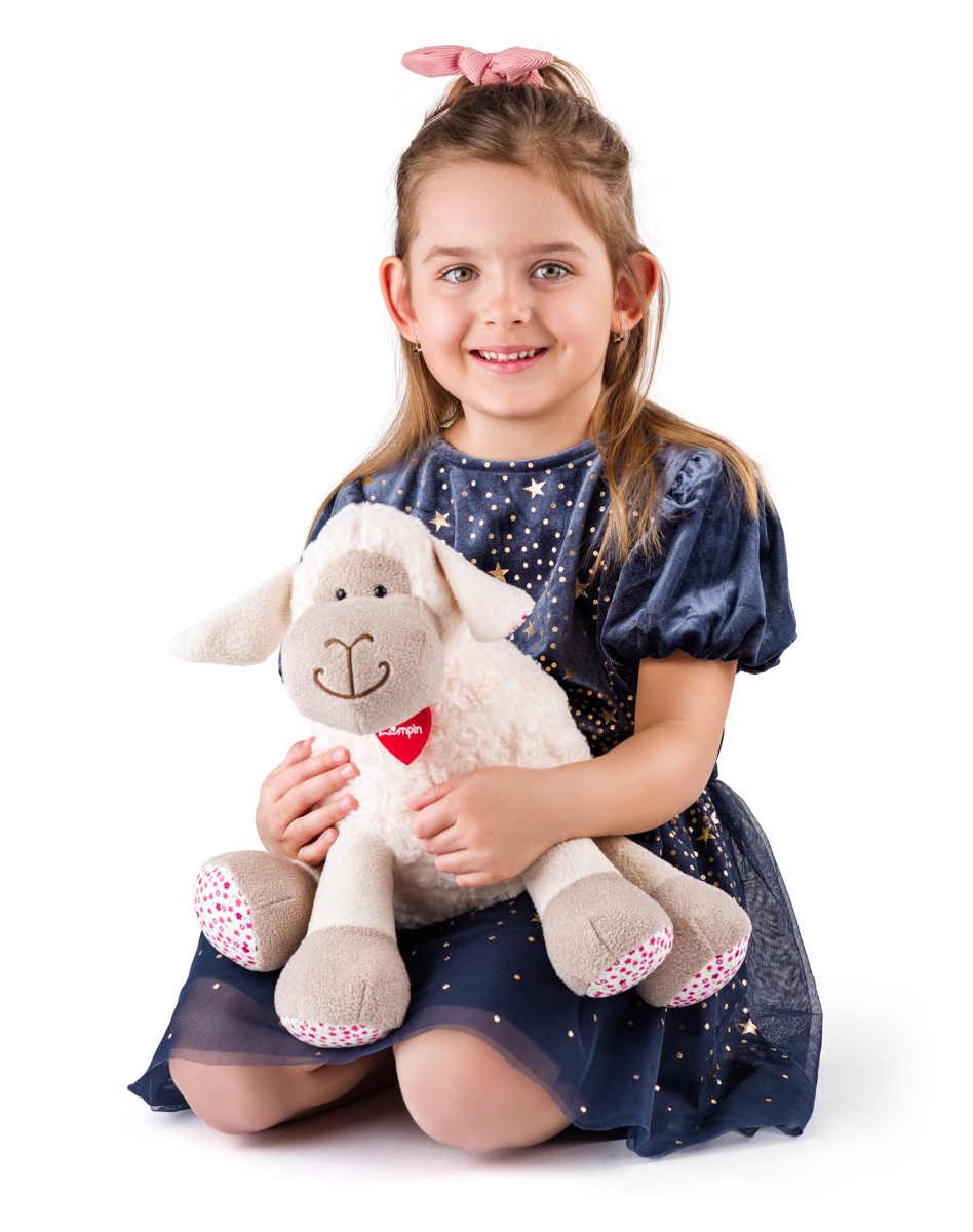 Ovečka Olivia kvítka 25 cm