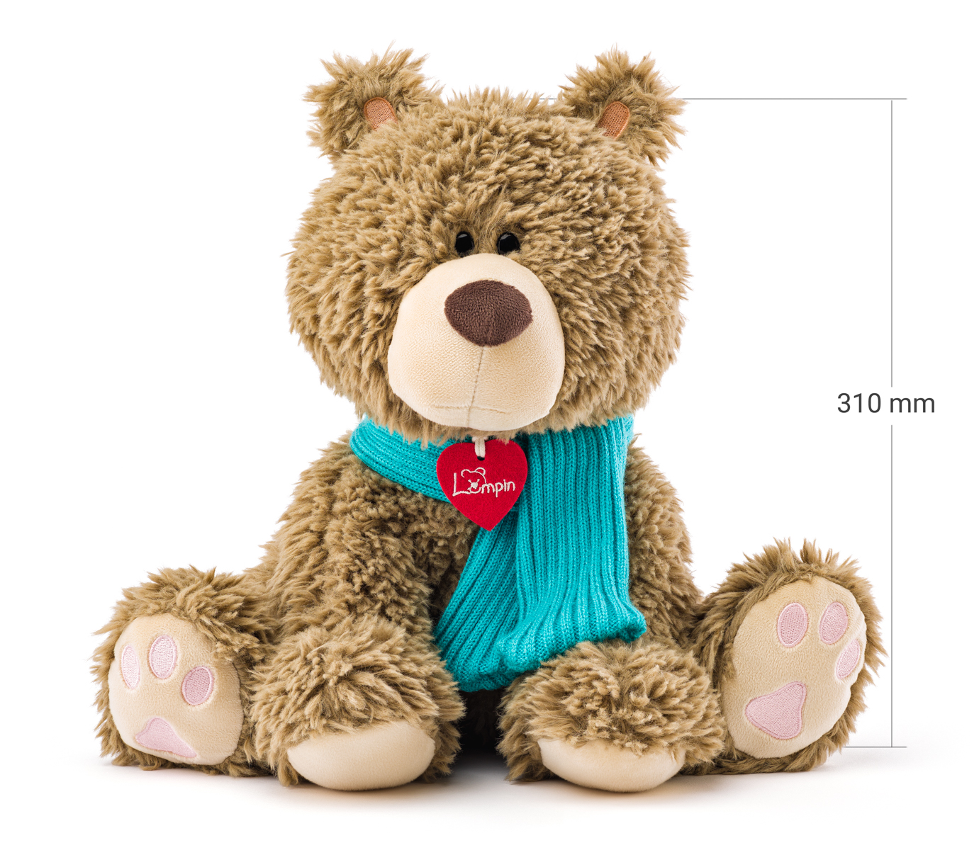 Medvěd Bariboo se šálou velký, 30cm