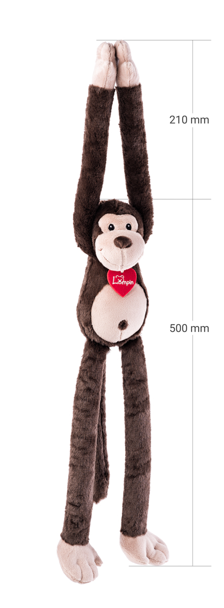 Opička Coffee-Hug me, 70cm
