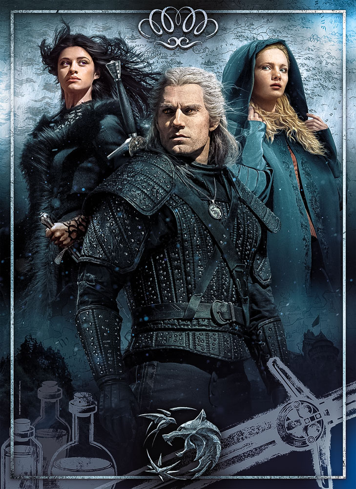 Puzzle 1000 dílků - The Witcher