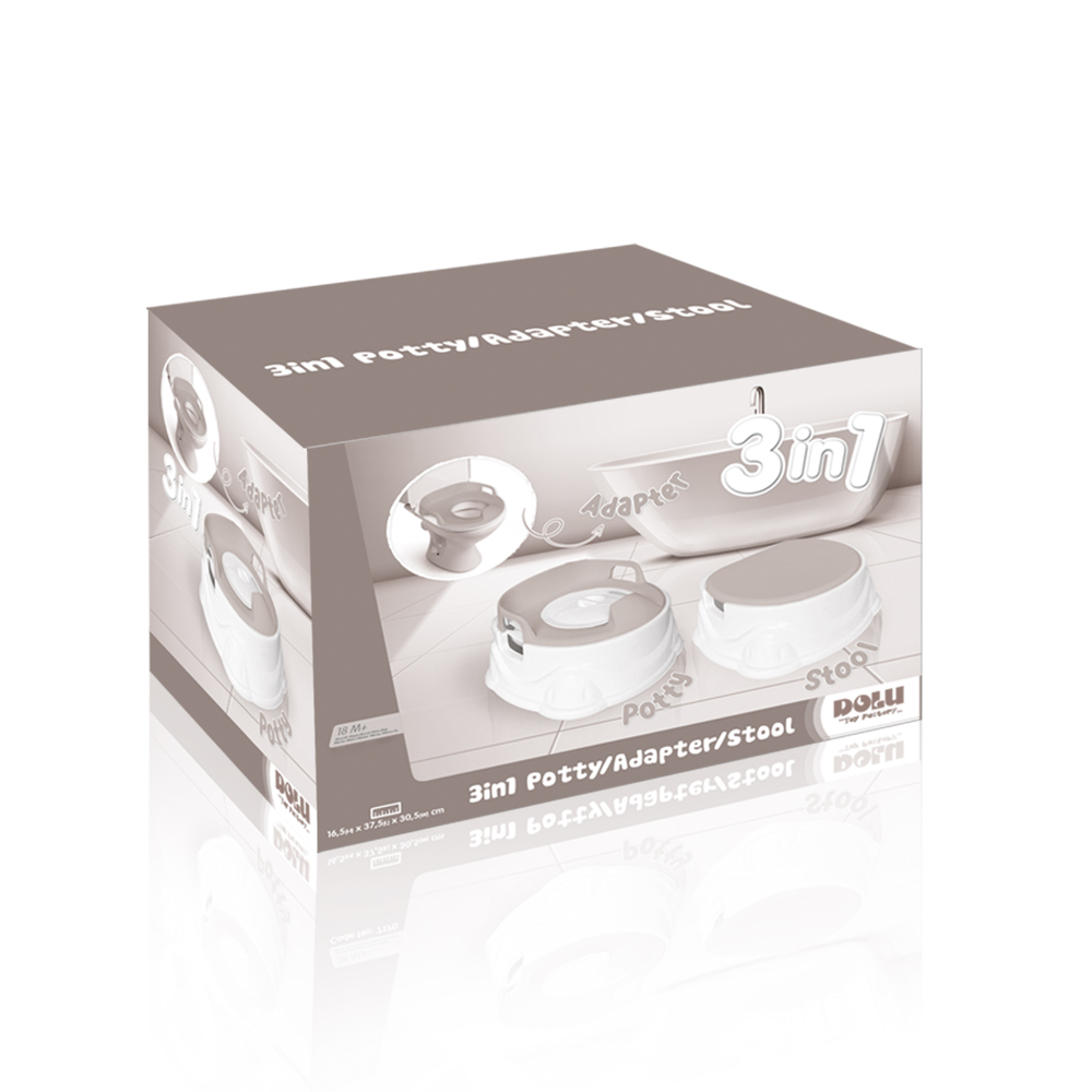 Nočník 3 v 1, oranžový