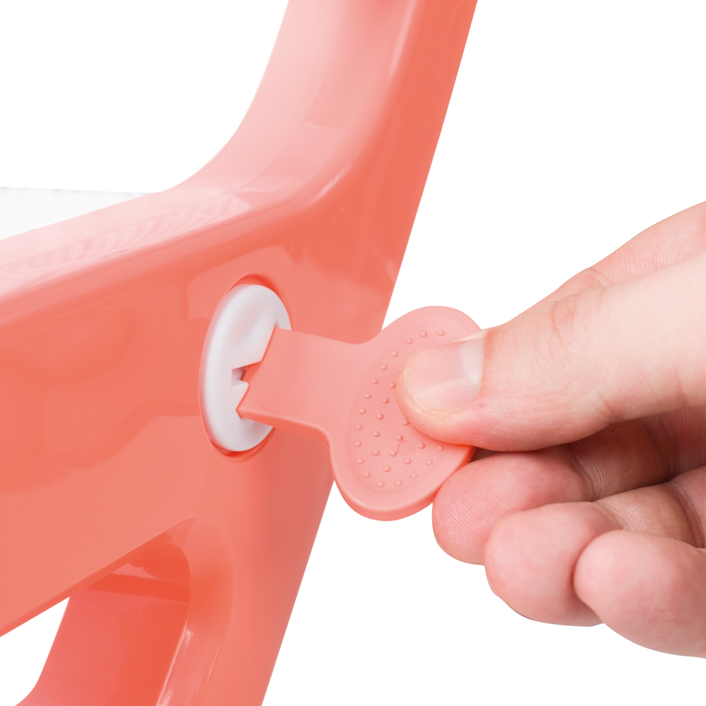 Schůdky se sedátkem k toaletě oranžové