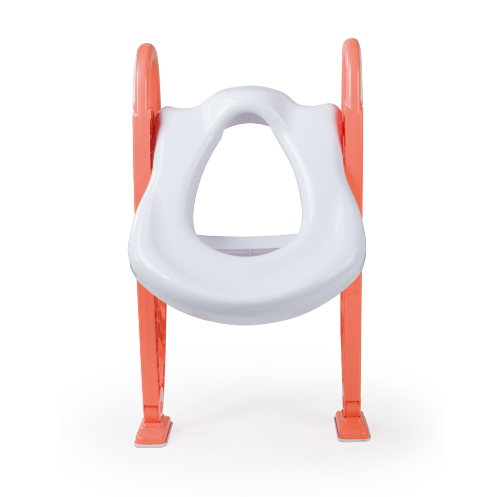 Schůdky se sedátkem k toaletě oranžové