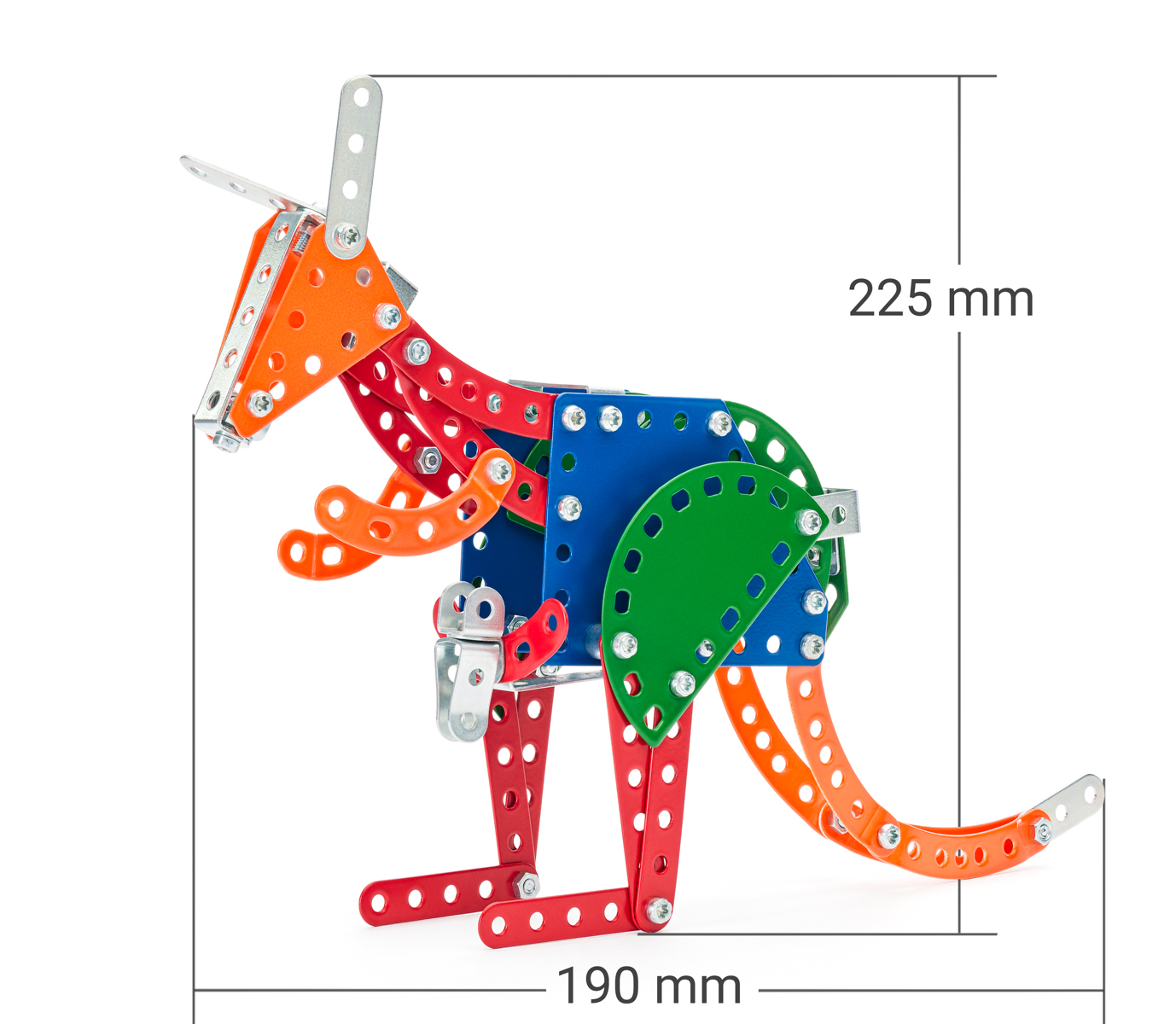 Merkur ZOO Klokan, 148 dílků