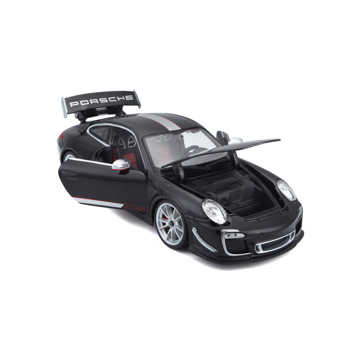 Bburago - Auta HOBBY, Porsche 911 GT3 RS 4.0, černá, 1:18