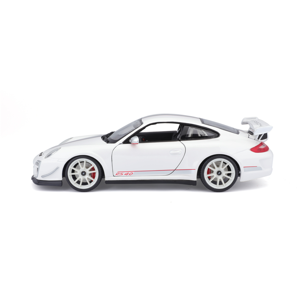 Bburago - Auta HOBBY, Porsche 911 GT3 RS 4.0, bílá, 1:18