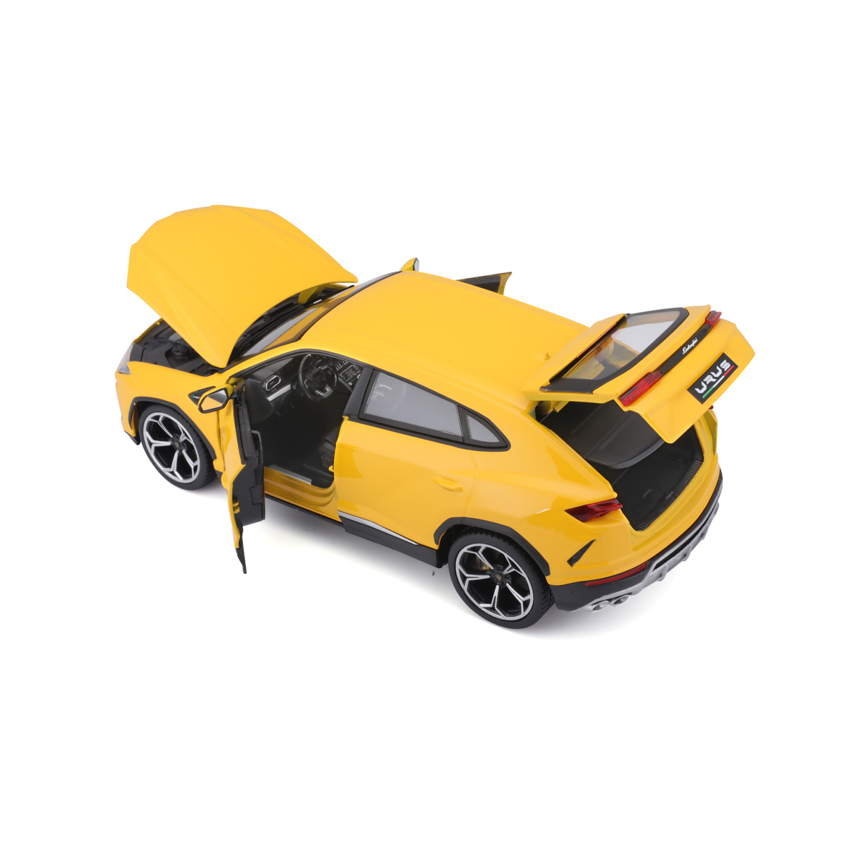 Bburago - Auta HOBBY, Lamborghini Urus, žlutá, 1:18