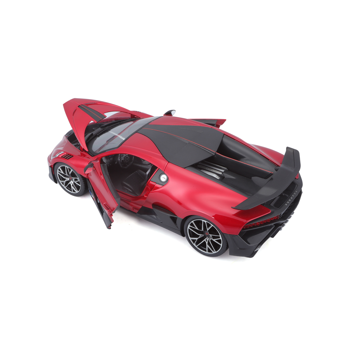 Bburago - Auta HOBBY, Bugatti Divo, červená metalíza, 1:18