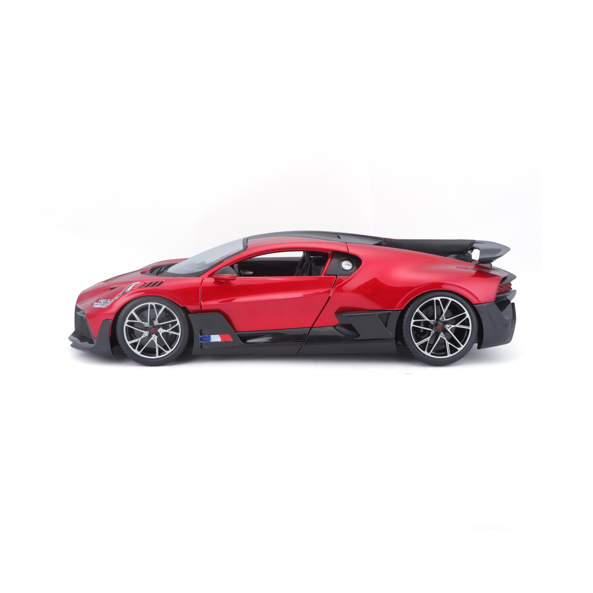 Bburago - Auta HOBBY, Bugatti Divo, červená metalíza, 1:18