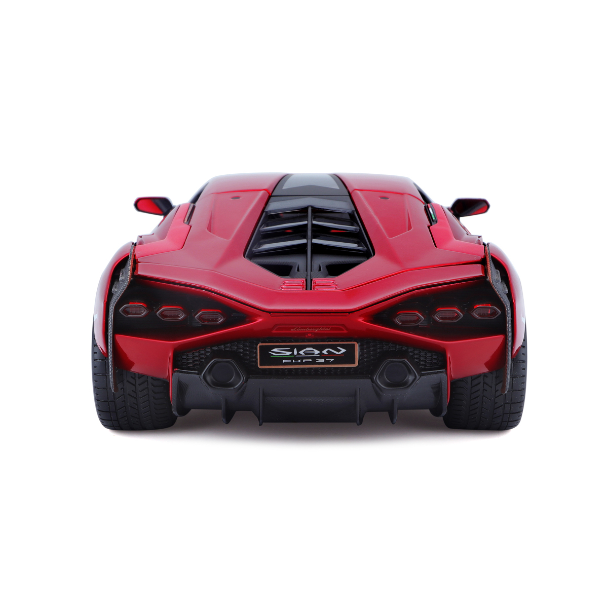 Bburago - Auta HOBBY, Lamborghini Sián FKP 37, červená, 1:18