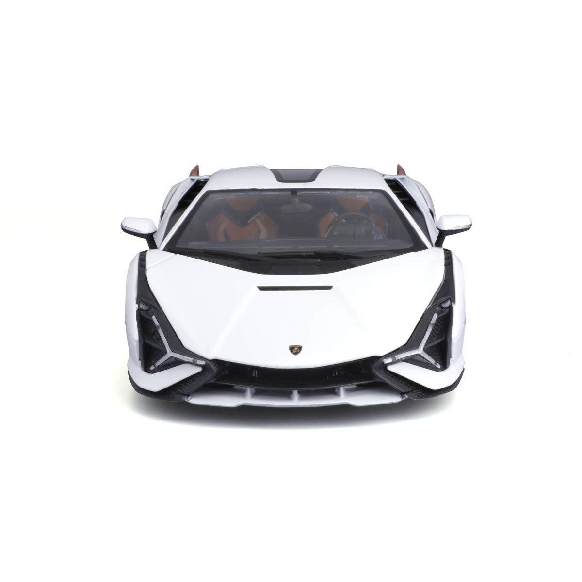 Bburago - Auta HOBBY, Lamborghini Sián FKP 37, bílá, 1:18