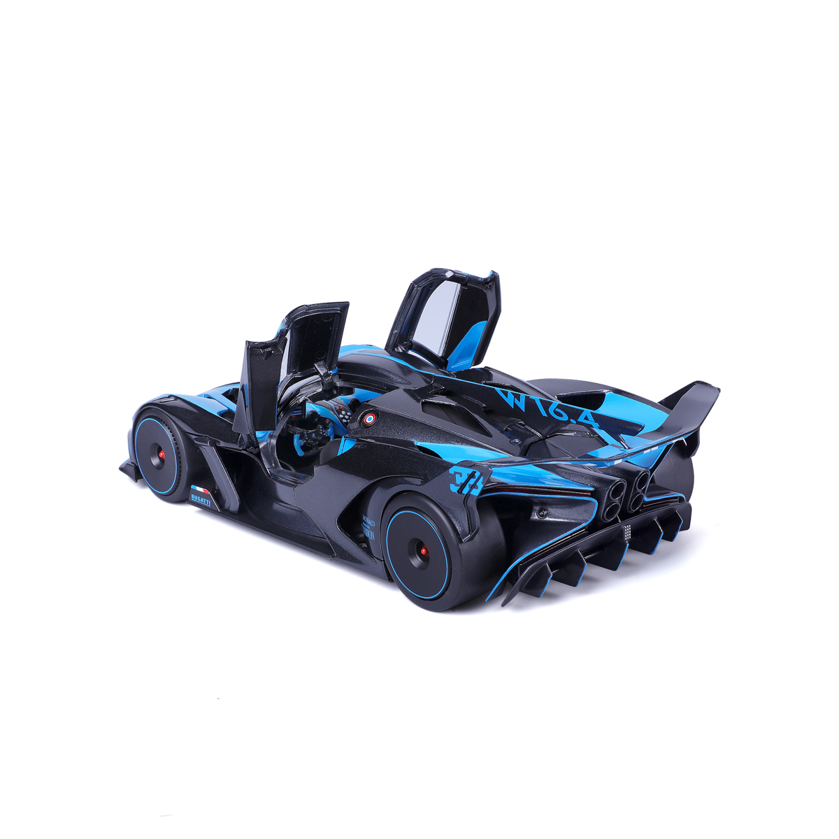 Bburago - Auta HOBBY, Bugatti Bolide, modro-černá, 1:18