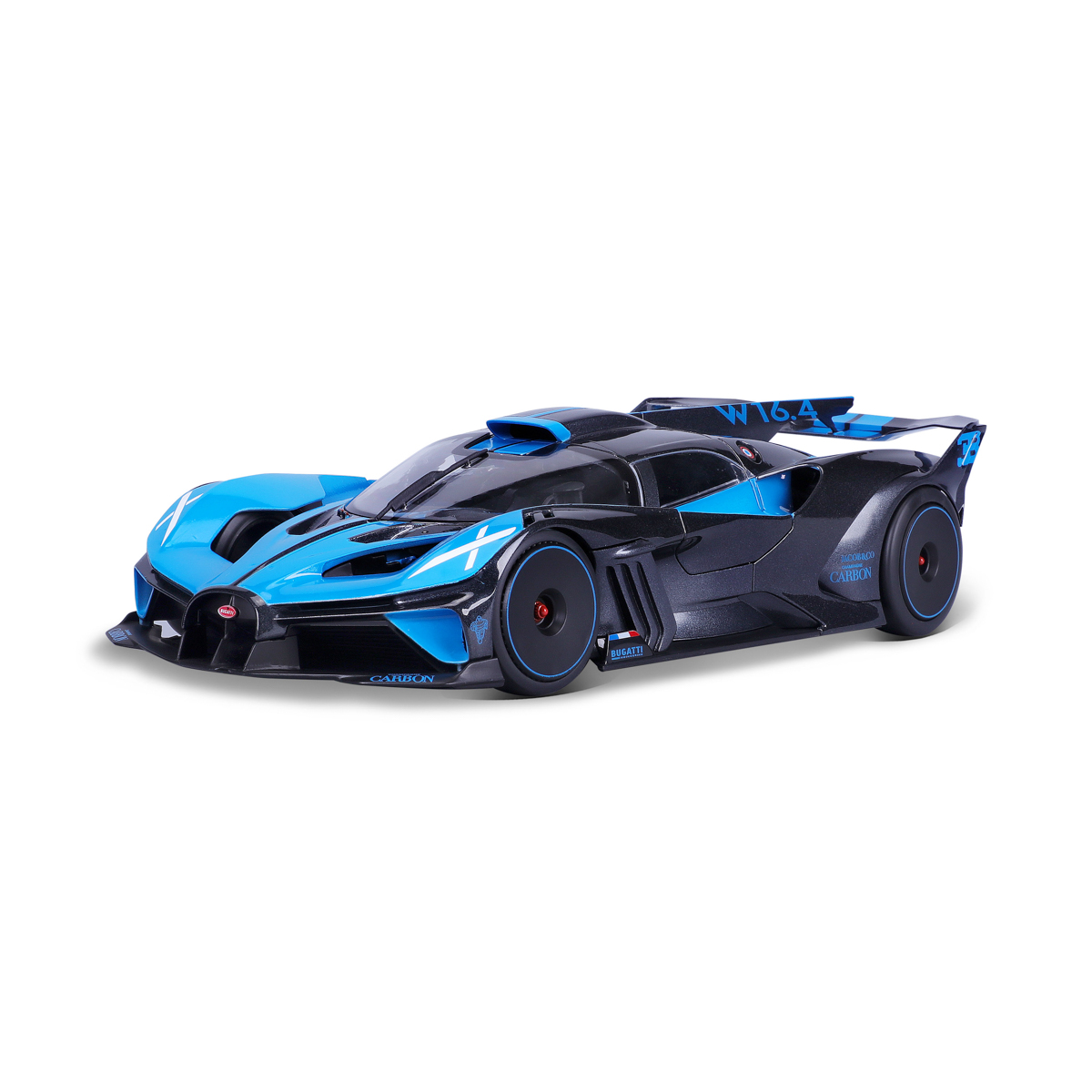 Bburago - Auta HOBBY, Bugatti Bolide, modro-černá, 1:18