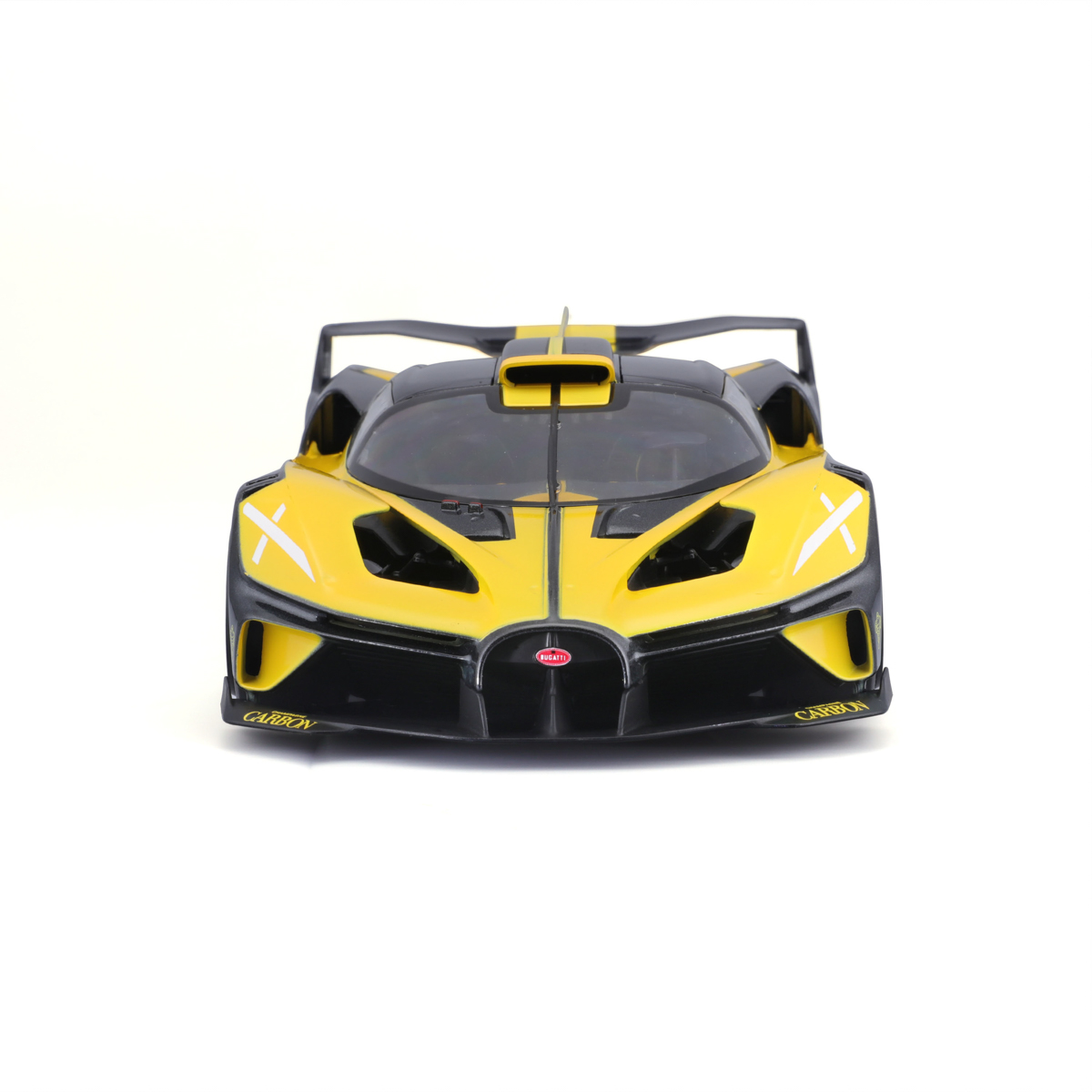 Bburago - Auta HOBBY, Bugatti Bolide, žluto-černá, 1:18