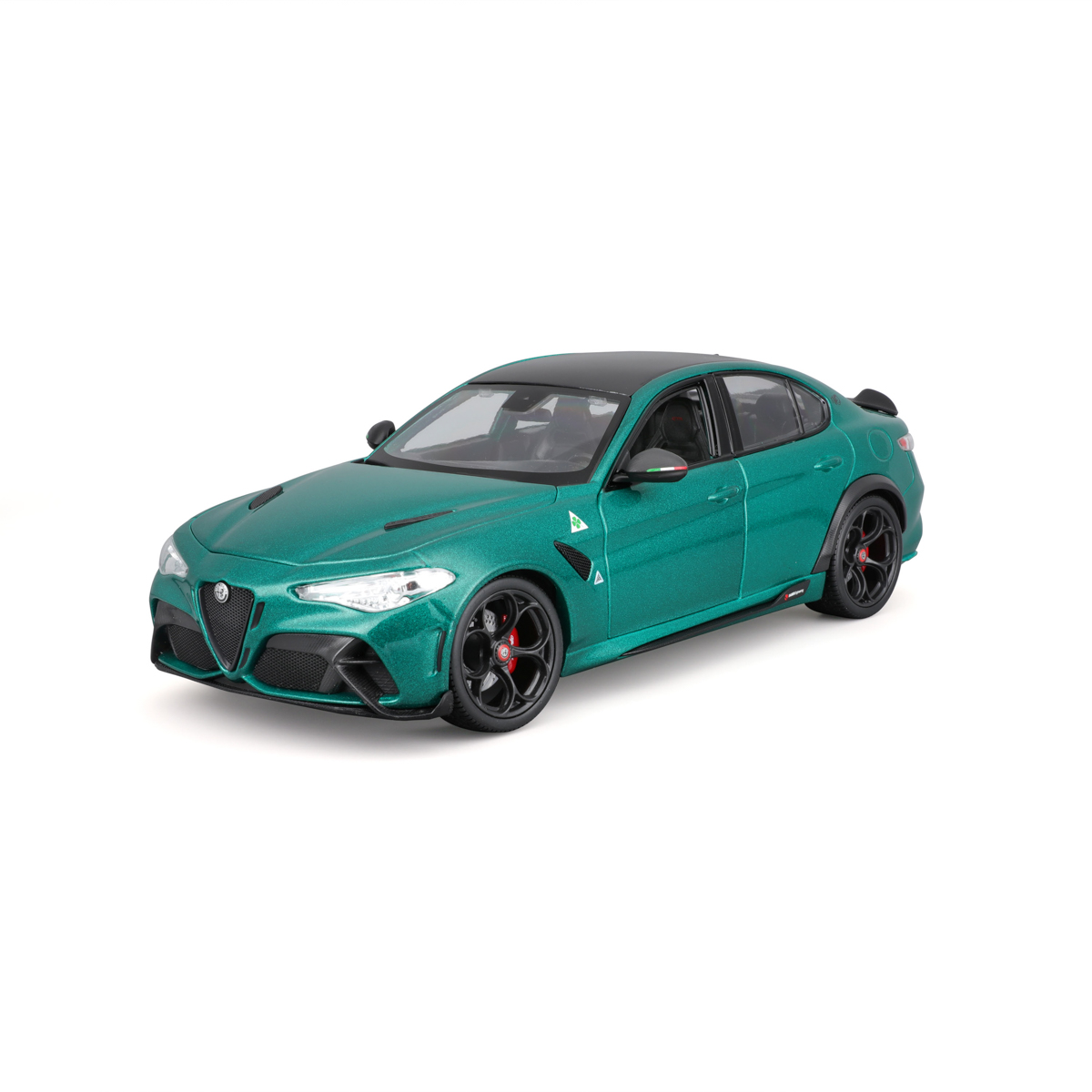 Bburago - Auta HOBBY, Alfa Romeo Giulia GTA, zelená metalíza, 1:18