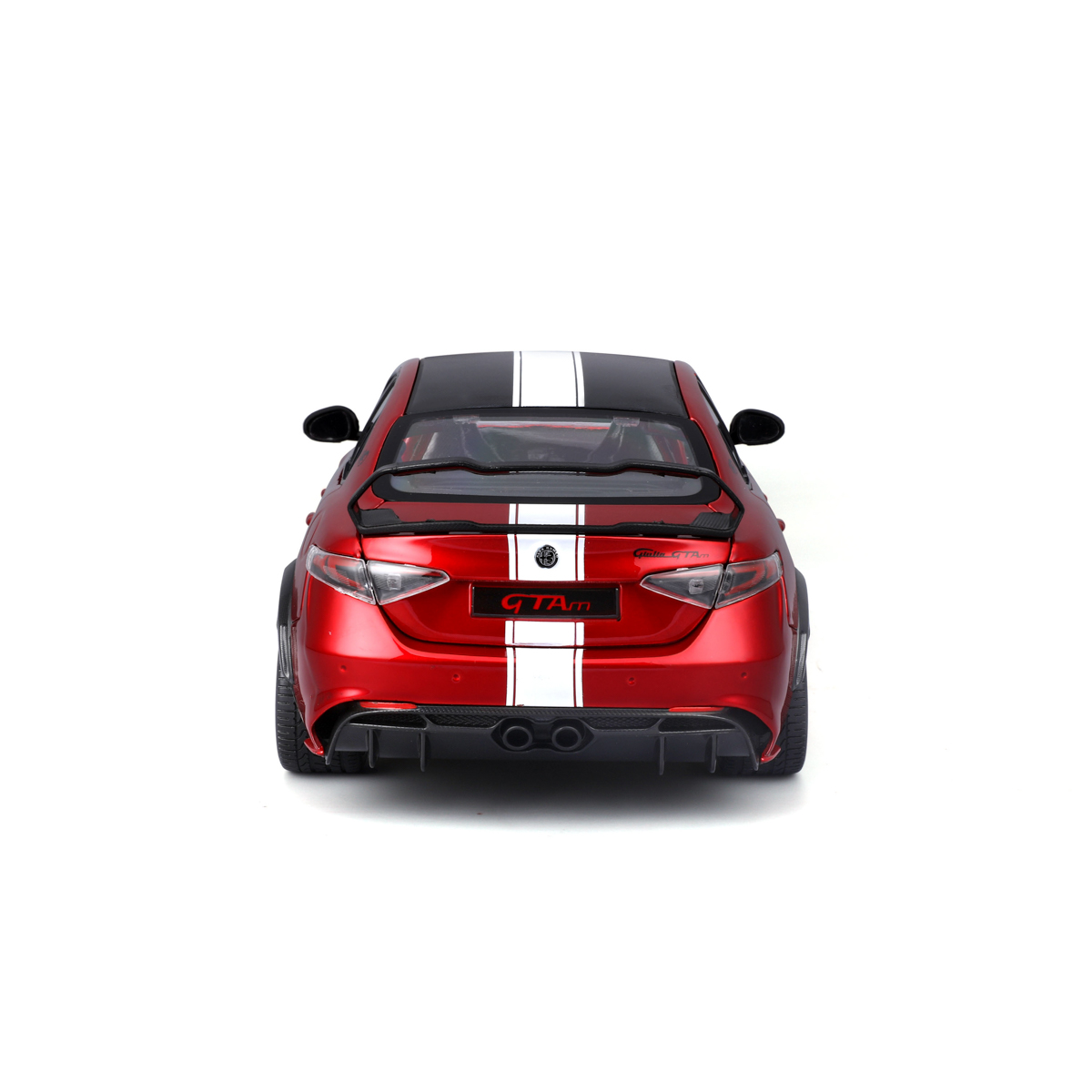 Bburago - Auta HOBBY, Alfa Romeo Giulia GTAm, červeno-bílá metalíza, 1:18