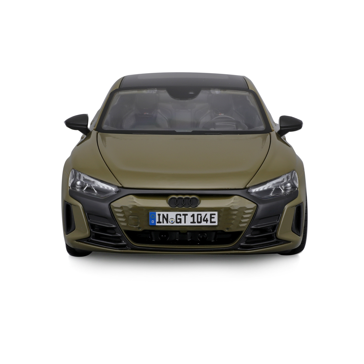 Bburago - Auta HOBBY, 2022 Audi RS e-tron GT, army zelená, 1:18