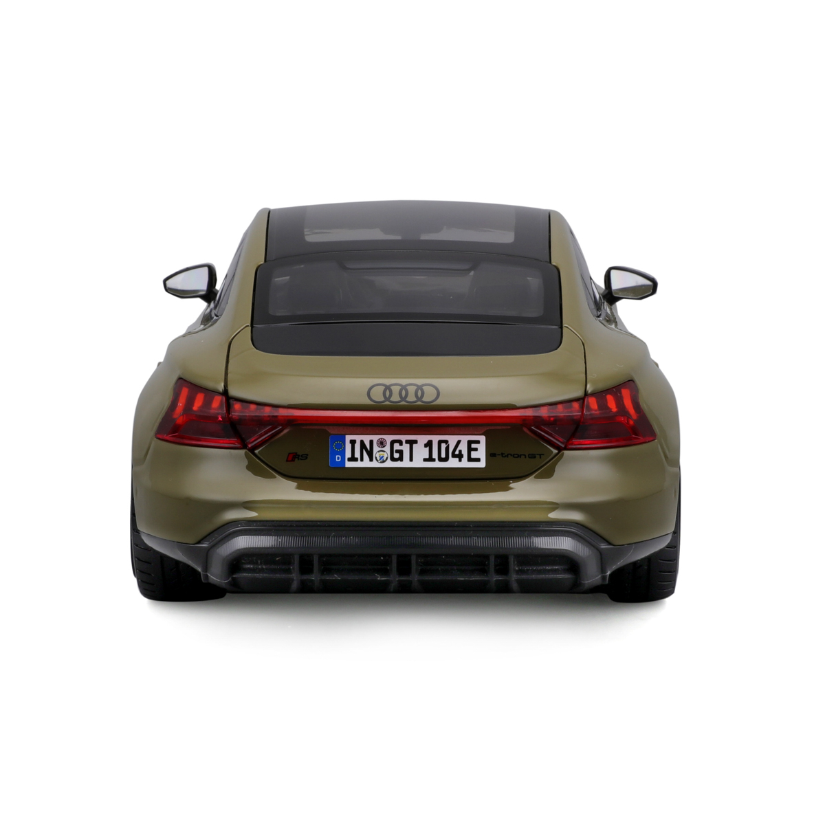 Bburago - Auta HOBBY, 2022 Audi RS e-tron GT, army zelená, 1:18