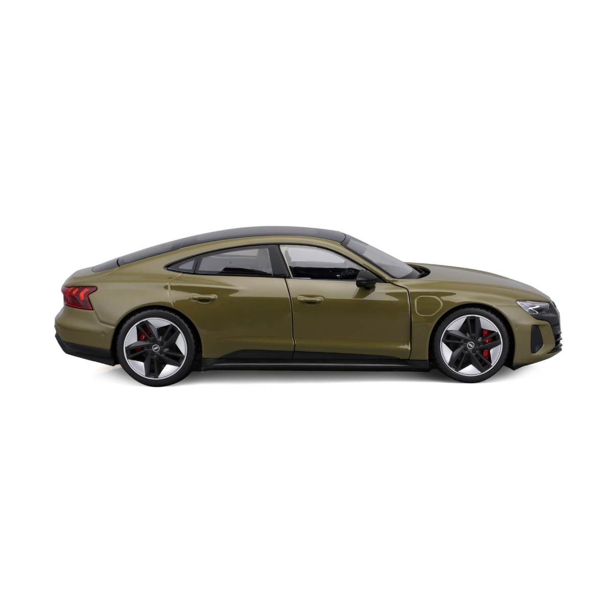 Bburago - Auta HOBBY, 2022 Audi RS e-tron GT, army zelená, 1:18