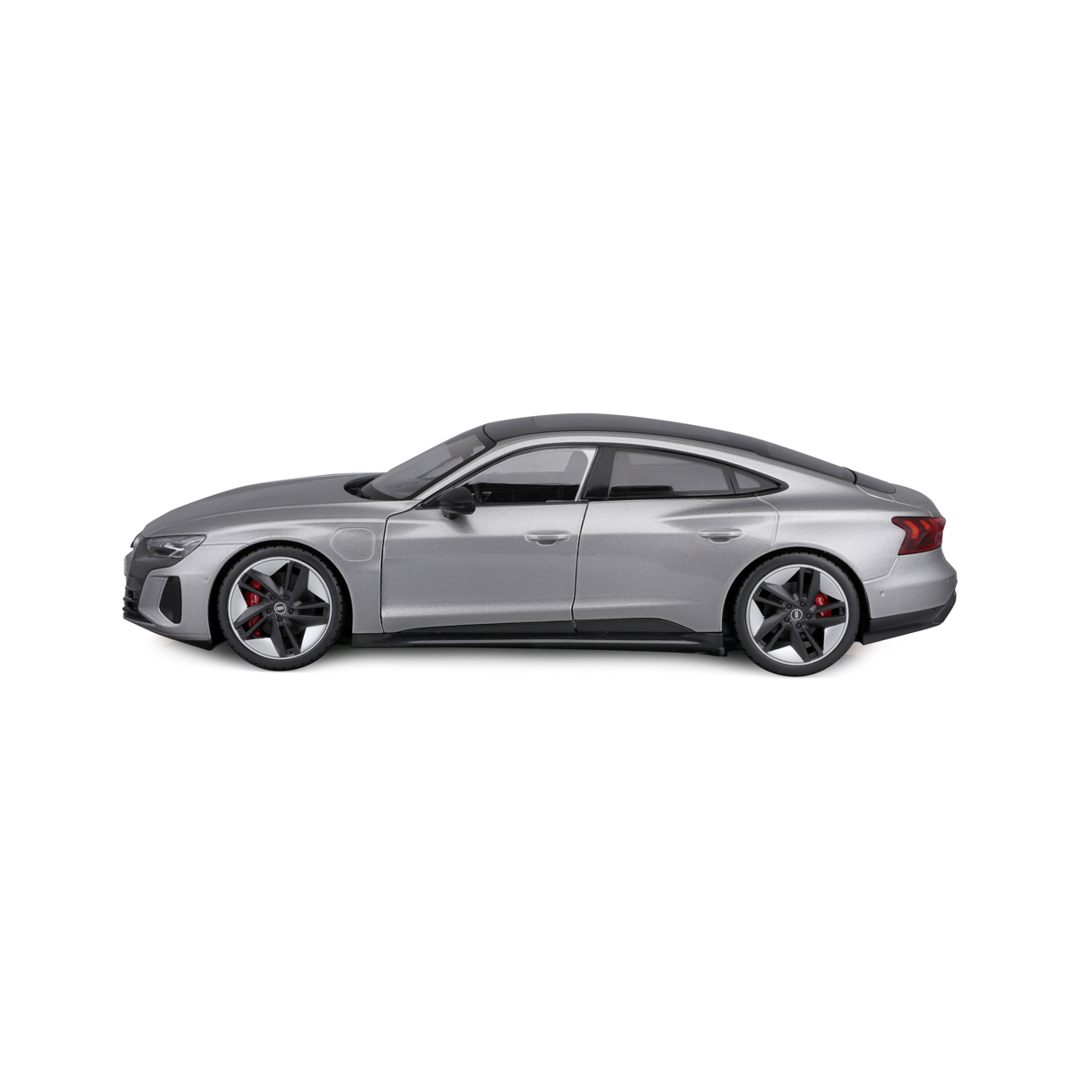 Bburago - Auta HOBBY, 2022 Audi RS e-tron GT, stříbrná, 1:18