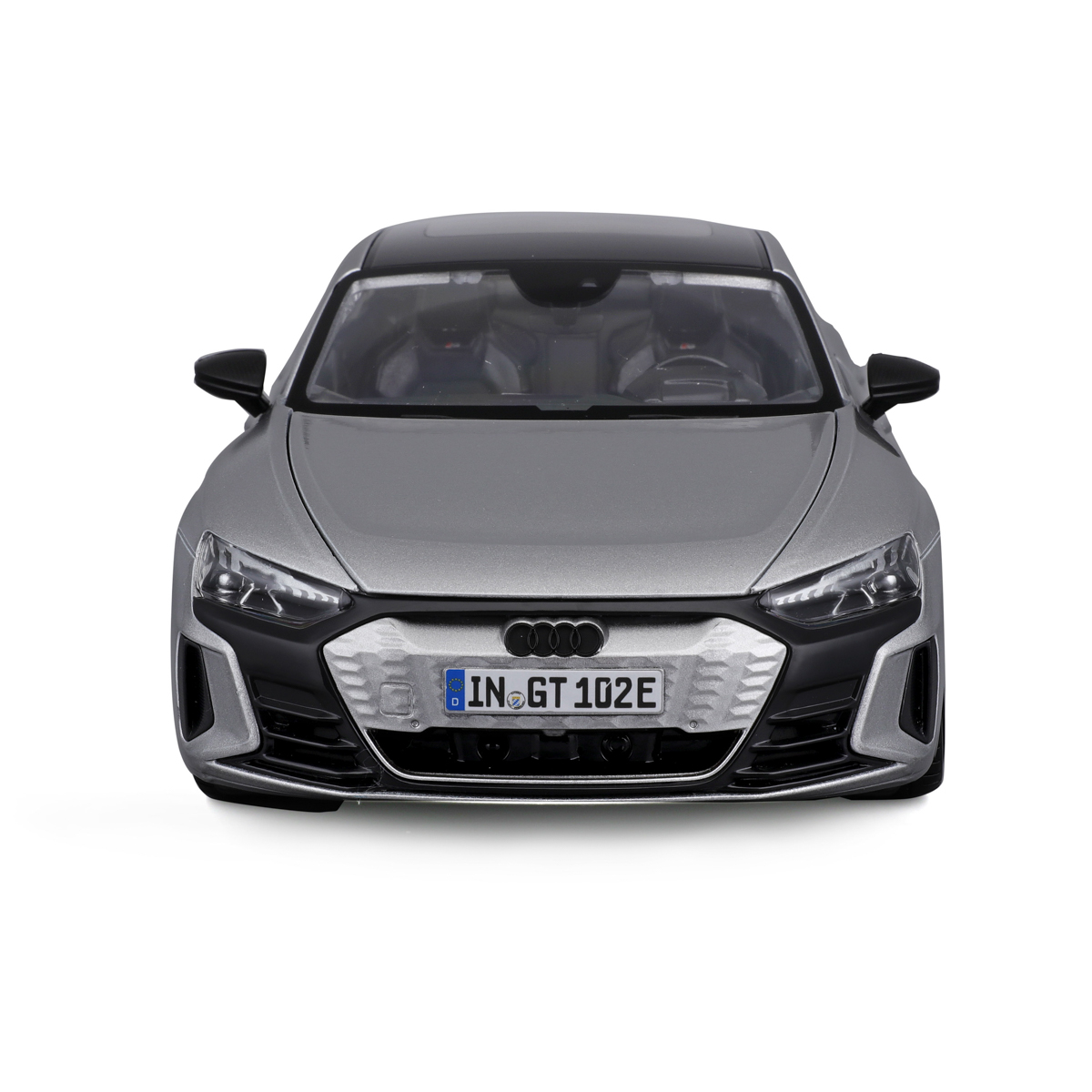 Bburago - Auta HOBBY, 2022 Audi RS e-tron GT, stříbrná, 1:18