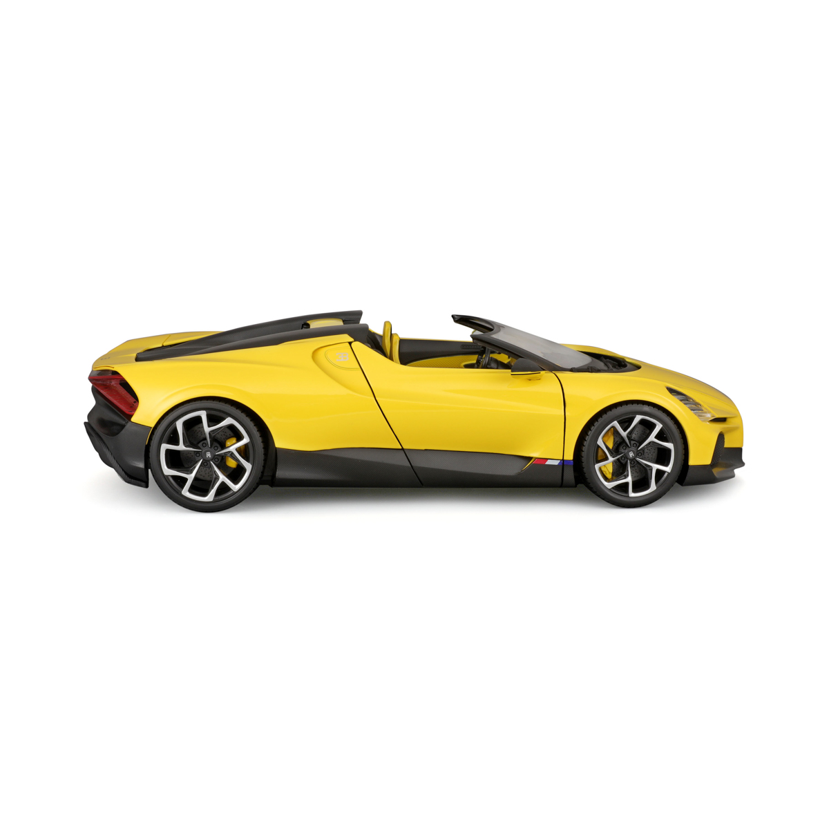 Bburago - Auta HOBBY, Bugatti Mistral, žlutá, 1:18