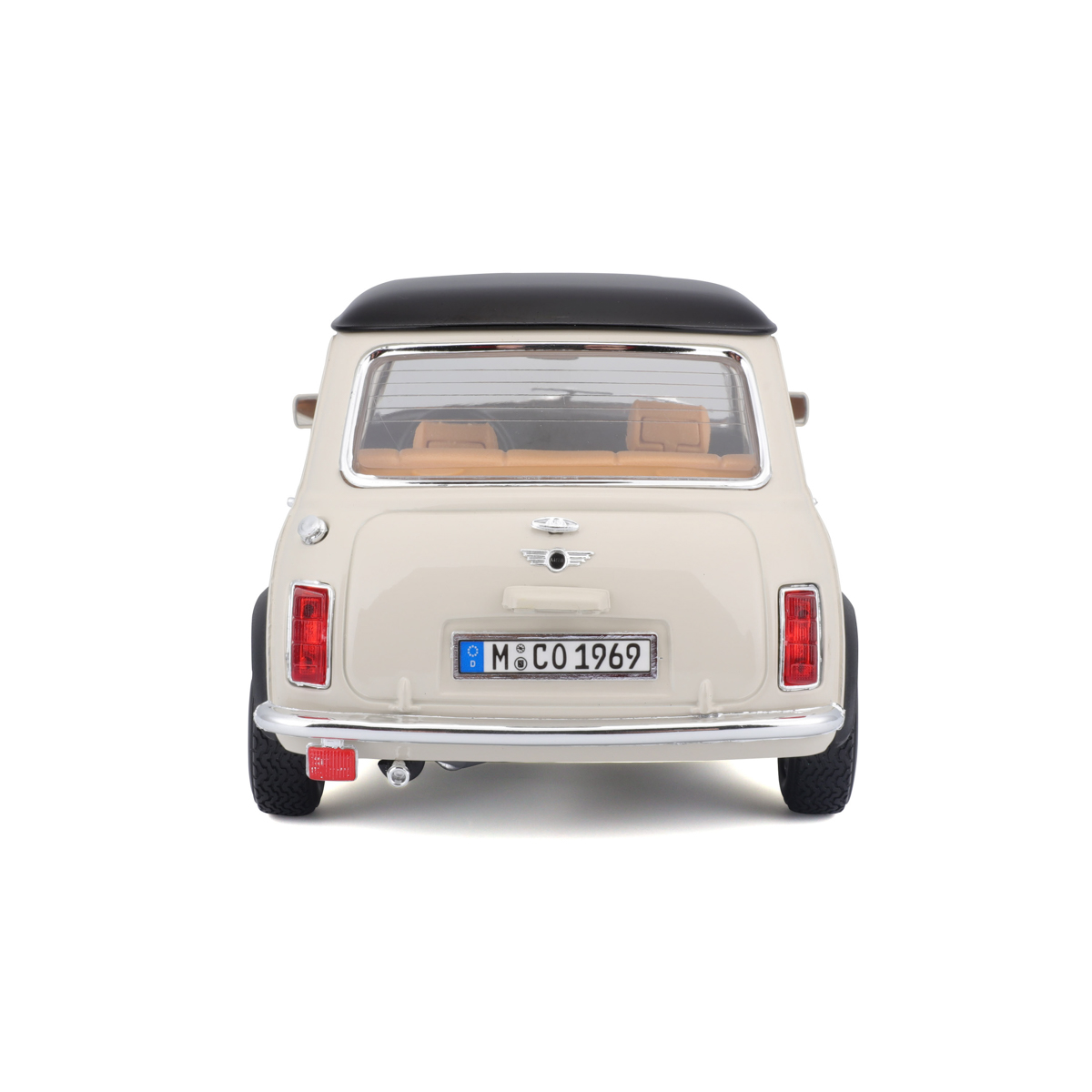 Bburago - Auta HOBBY- Mini Cooper 1969, béžová, 1:18